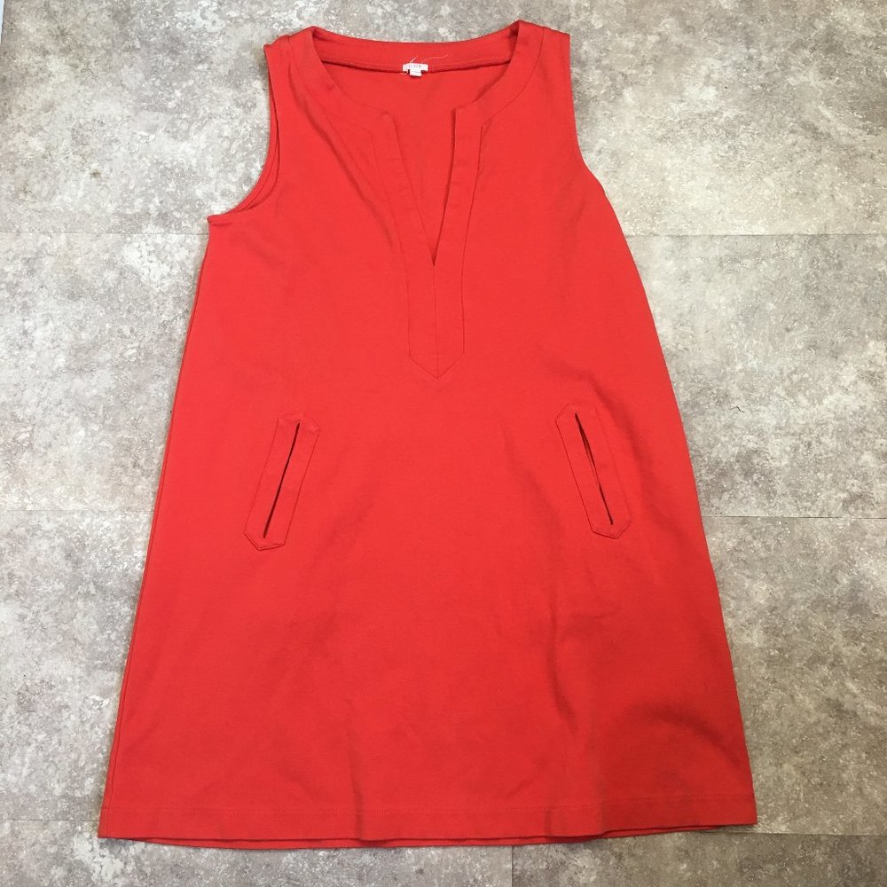 J. Crew Orange Point Shift Dress